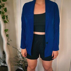 Electric Blue Thin Blazer